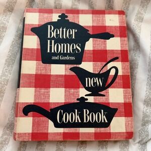 Better Homes and Gardens New Cook Book 1953 First Edition 8th Printing Gingham
